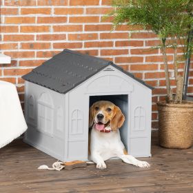 Dog House for Medium and Small Dogs (Option: Gray-650x135x800 mm)